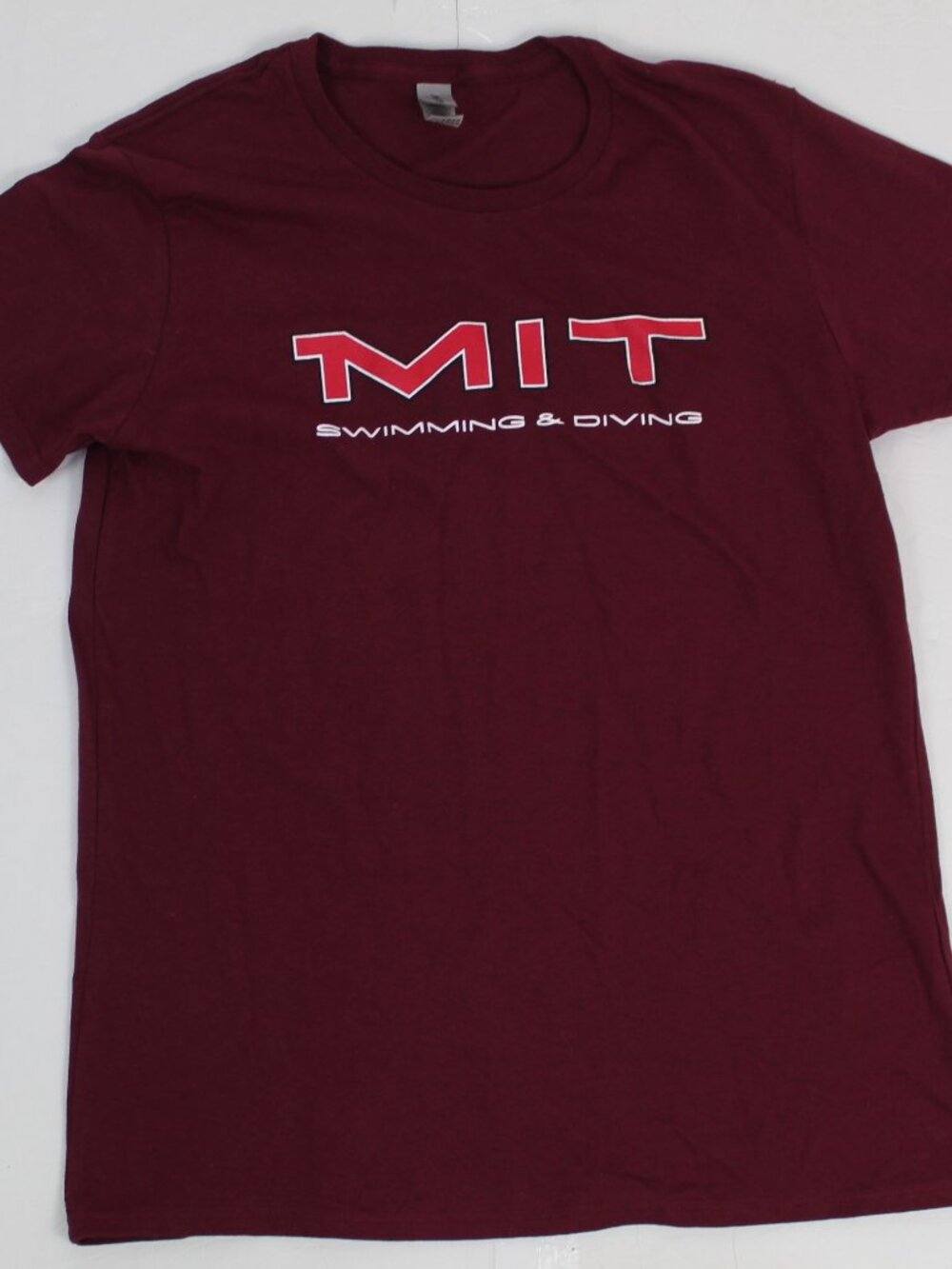 MIT Swimming and Diving Womens Red Large Tshirt - Picture 5 of 9